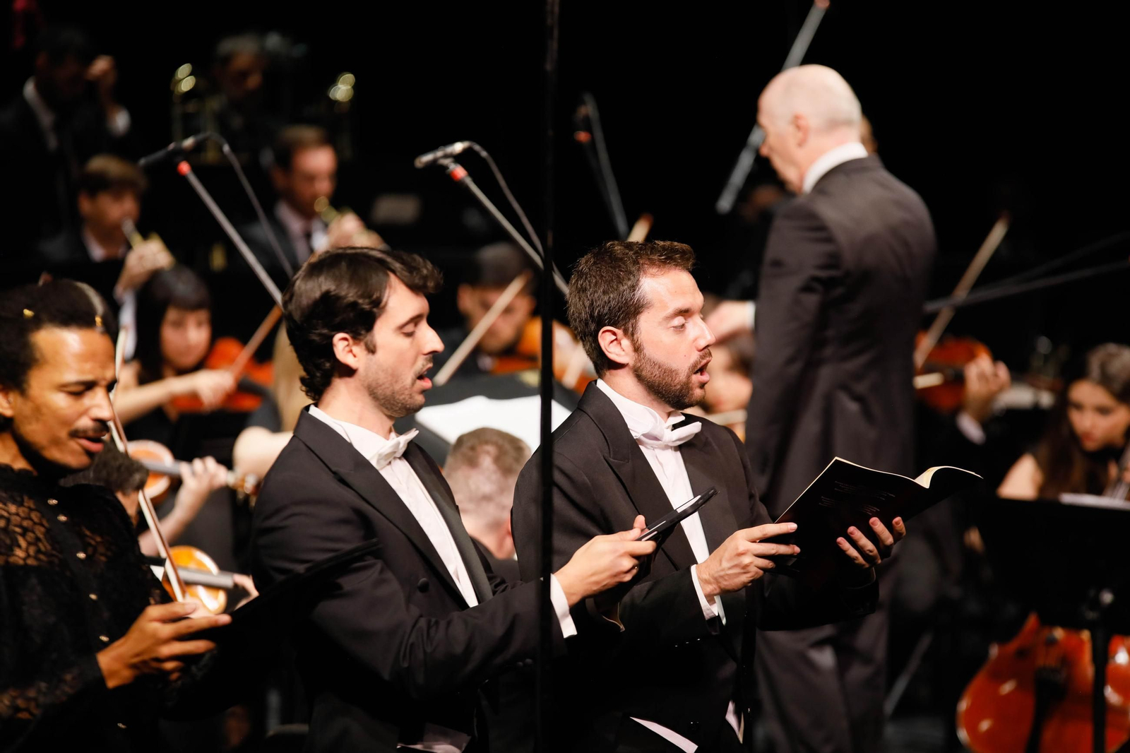 Imágenes de la novena Beethoven interpretado por la OCAL y Orfeón para Cajamar