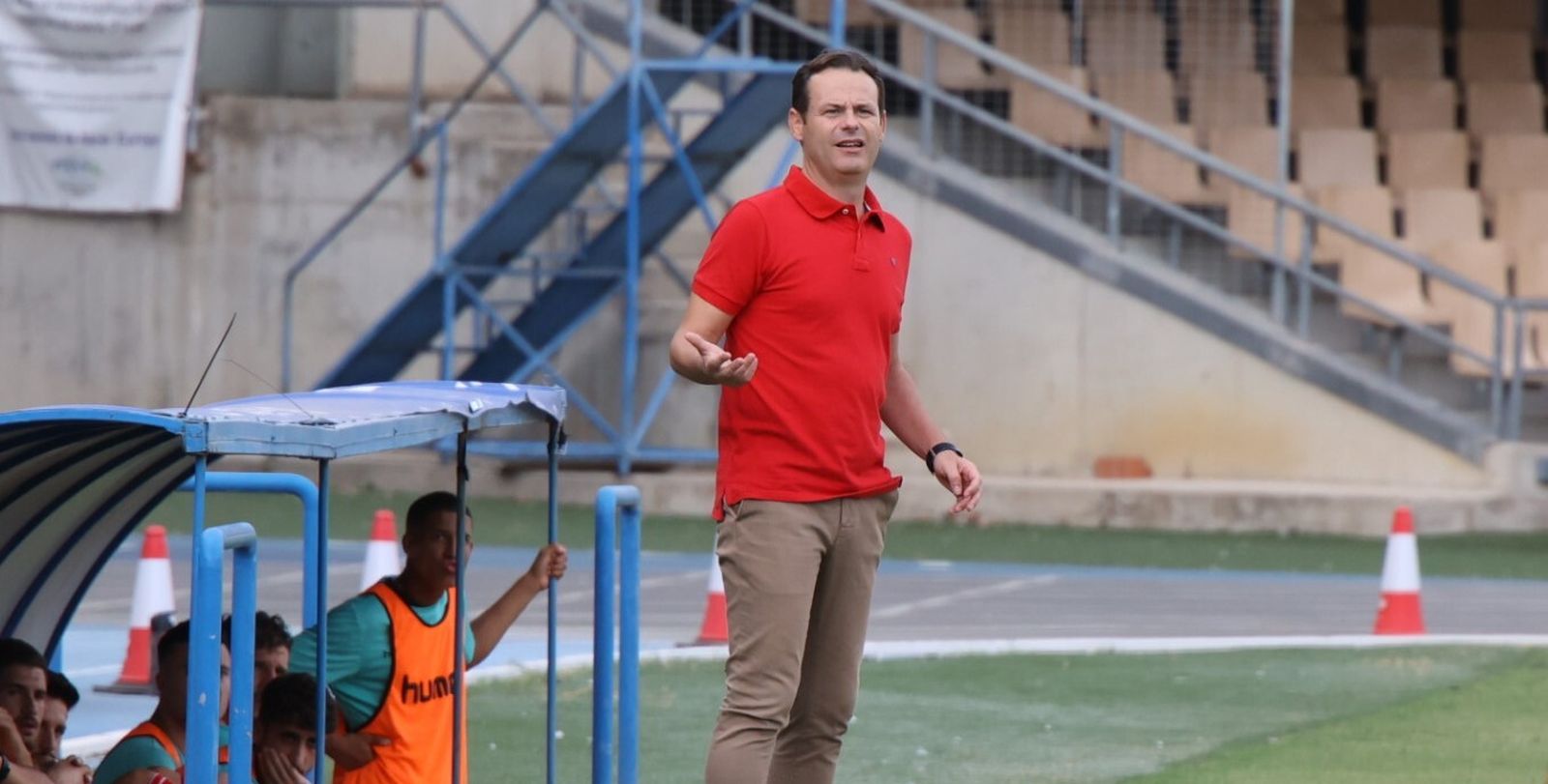 Juanmi Puentenueva, en un partido del Salerm Puente Genil.