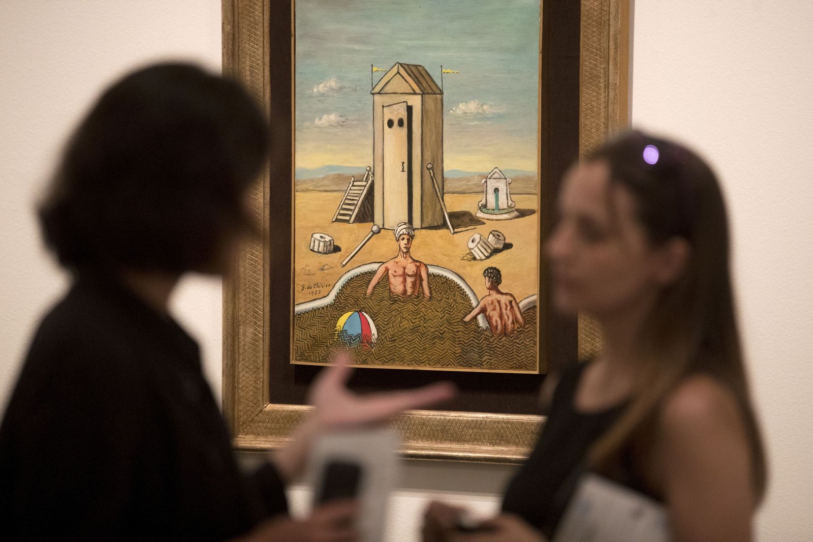 La obra 'Baños misteriosos'.