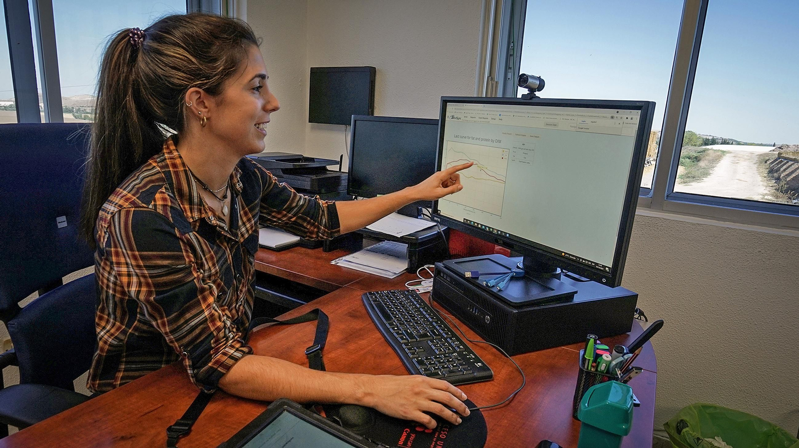 Pilar Arteaga Esteban , veterinaria y ganadera