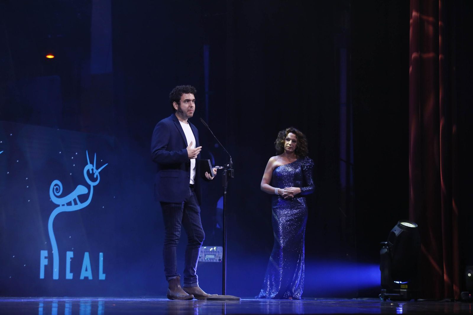 Las imágenes de la gala del Festival Internacional de Cine de Almería (Fical) con el premio 'Almería, tierra de cine' a Karra Elejalde