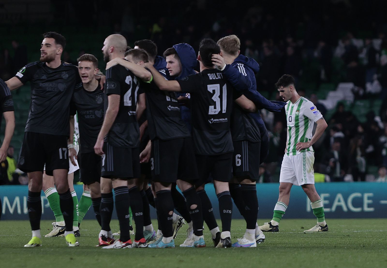 Las imágenes del Betis - Dinamo de Zagreb