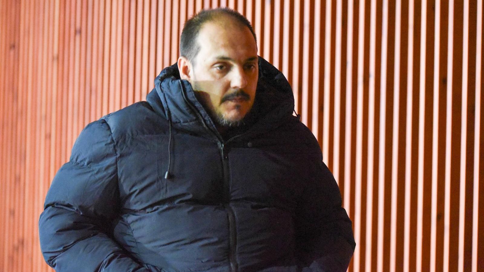 Rafael Ángel Moreno, en la caseta municipal de Adamuz.