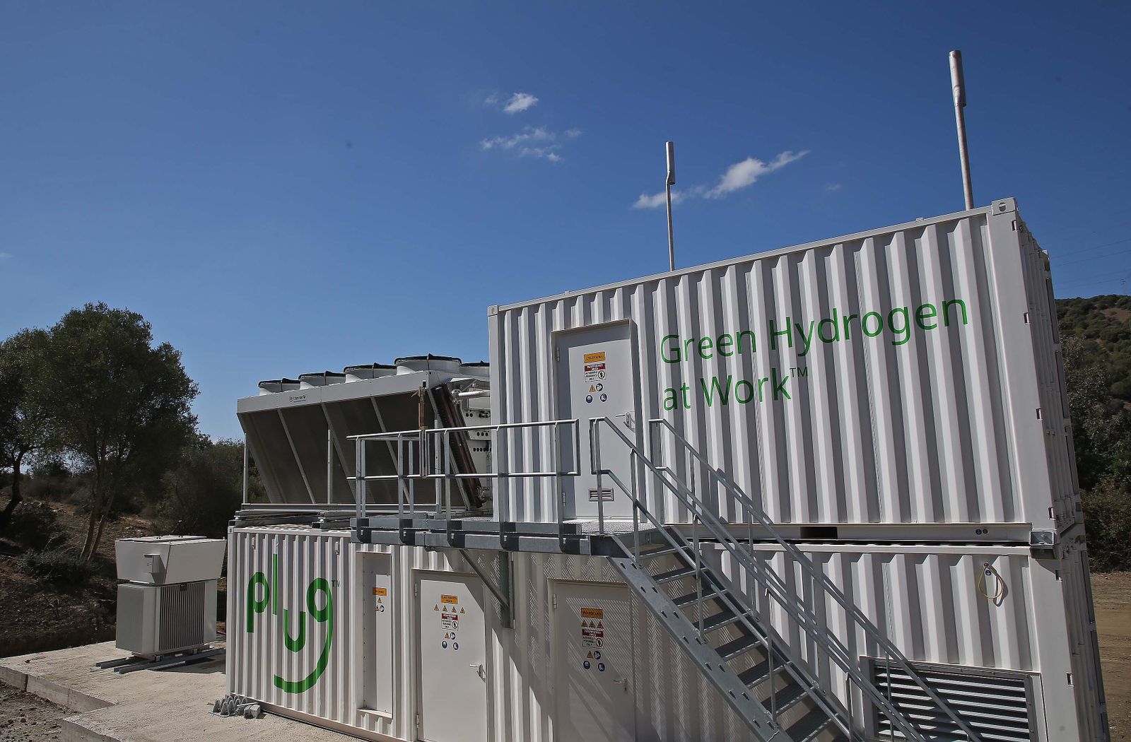 La planta de hidrógeno verde de Guadacorte - Coagener, en imágenes