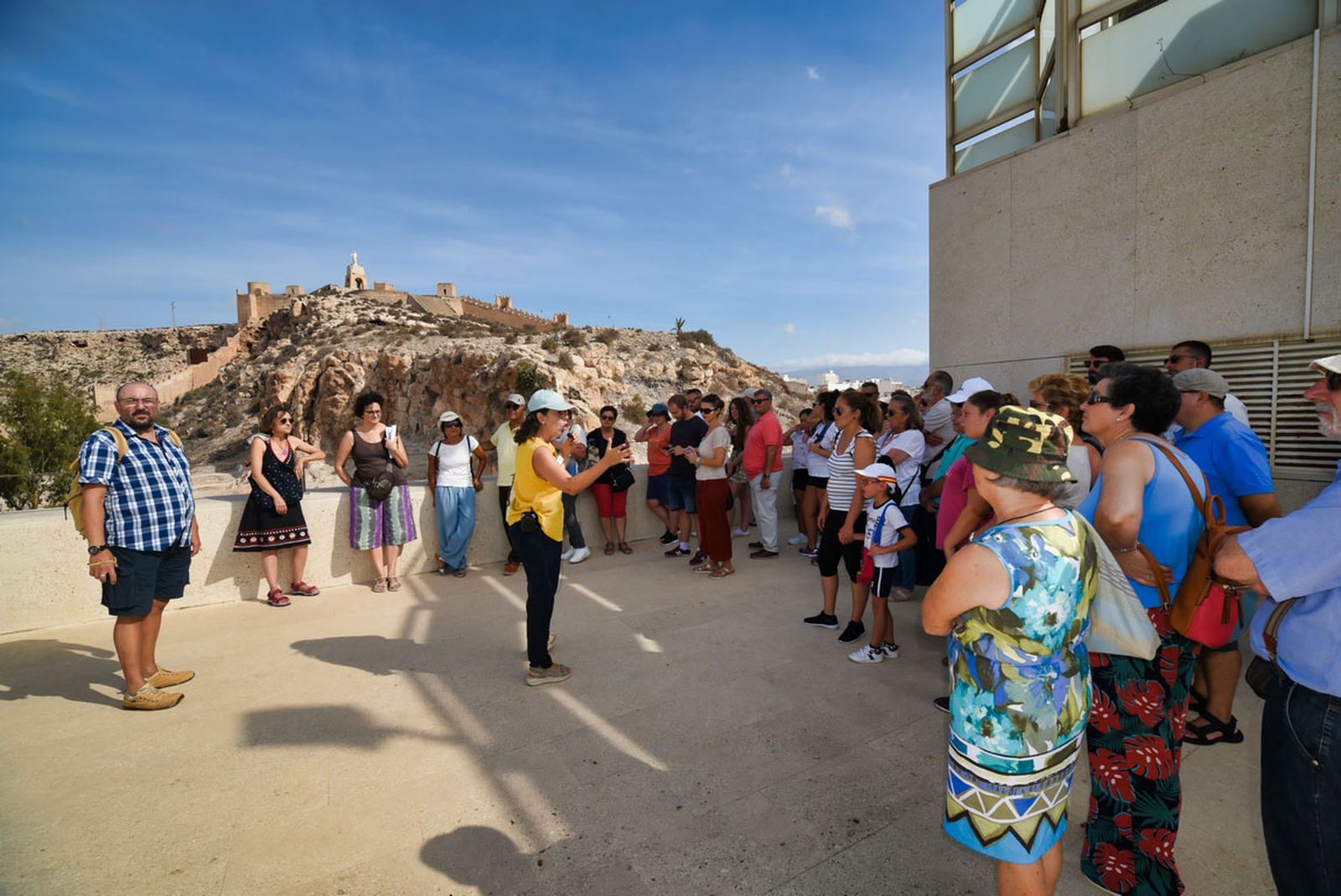 Estampa de la Alcazaba desde la azotea del Centro de Interpretación Patrimonial.