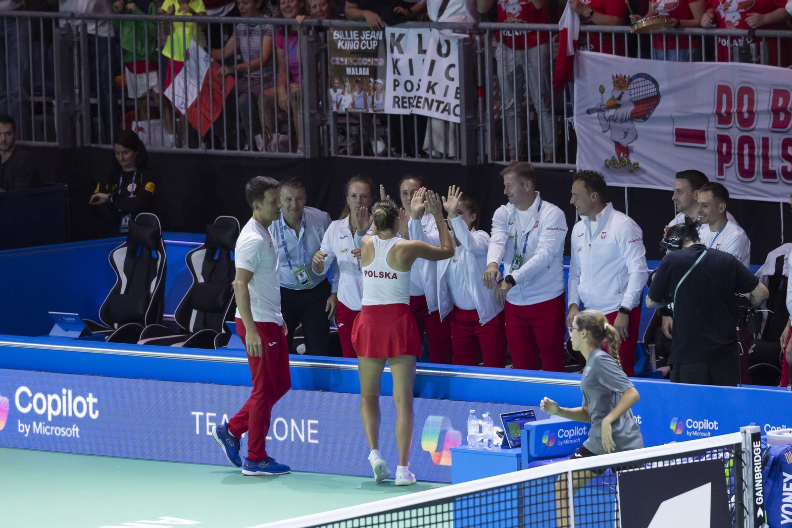 El España-Polonia de la Billie Jean King, en fotos