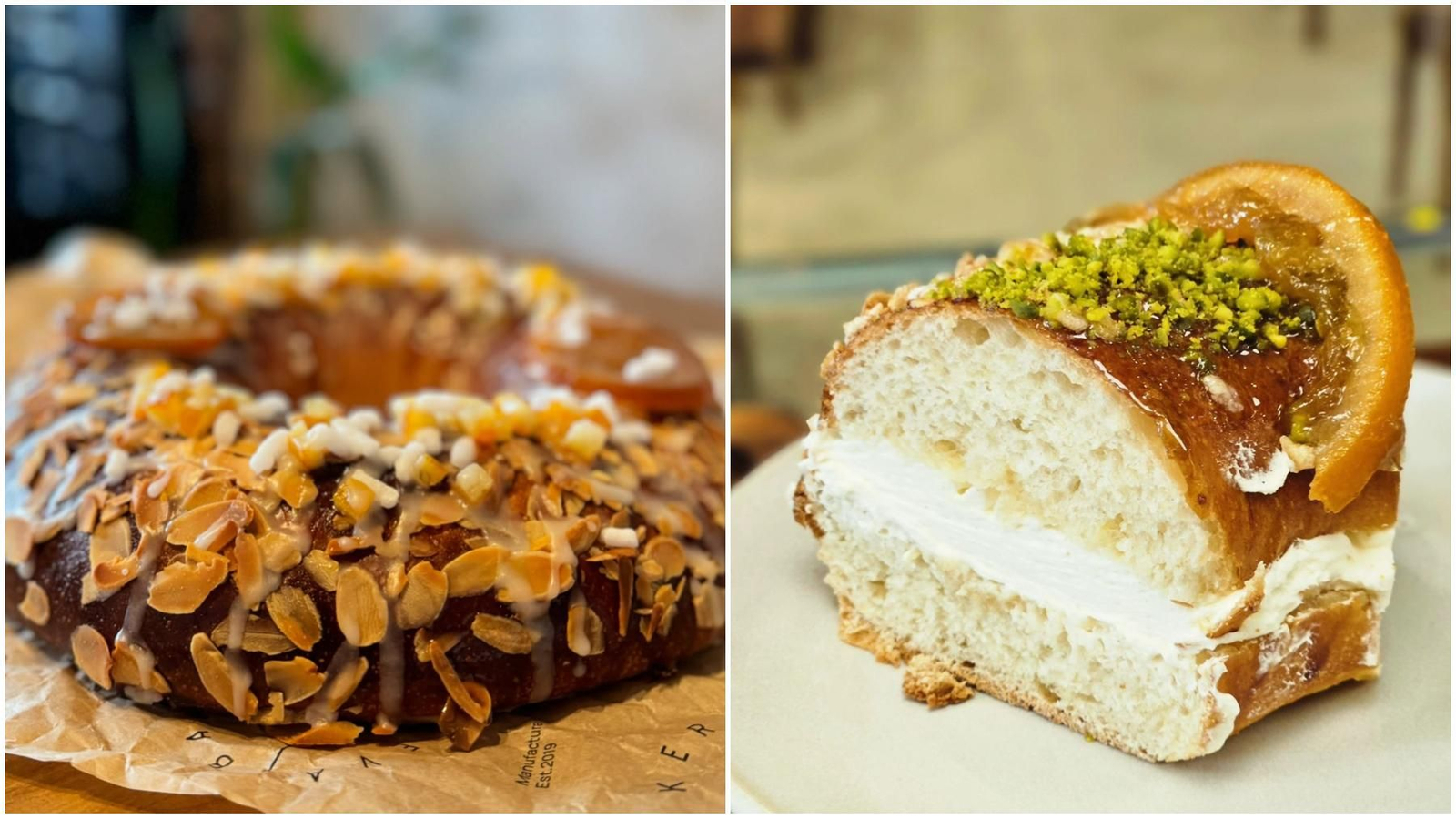 El Roscón de Reyes de Maleva Bakery, en Marbella.