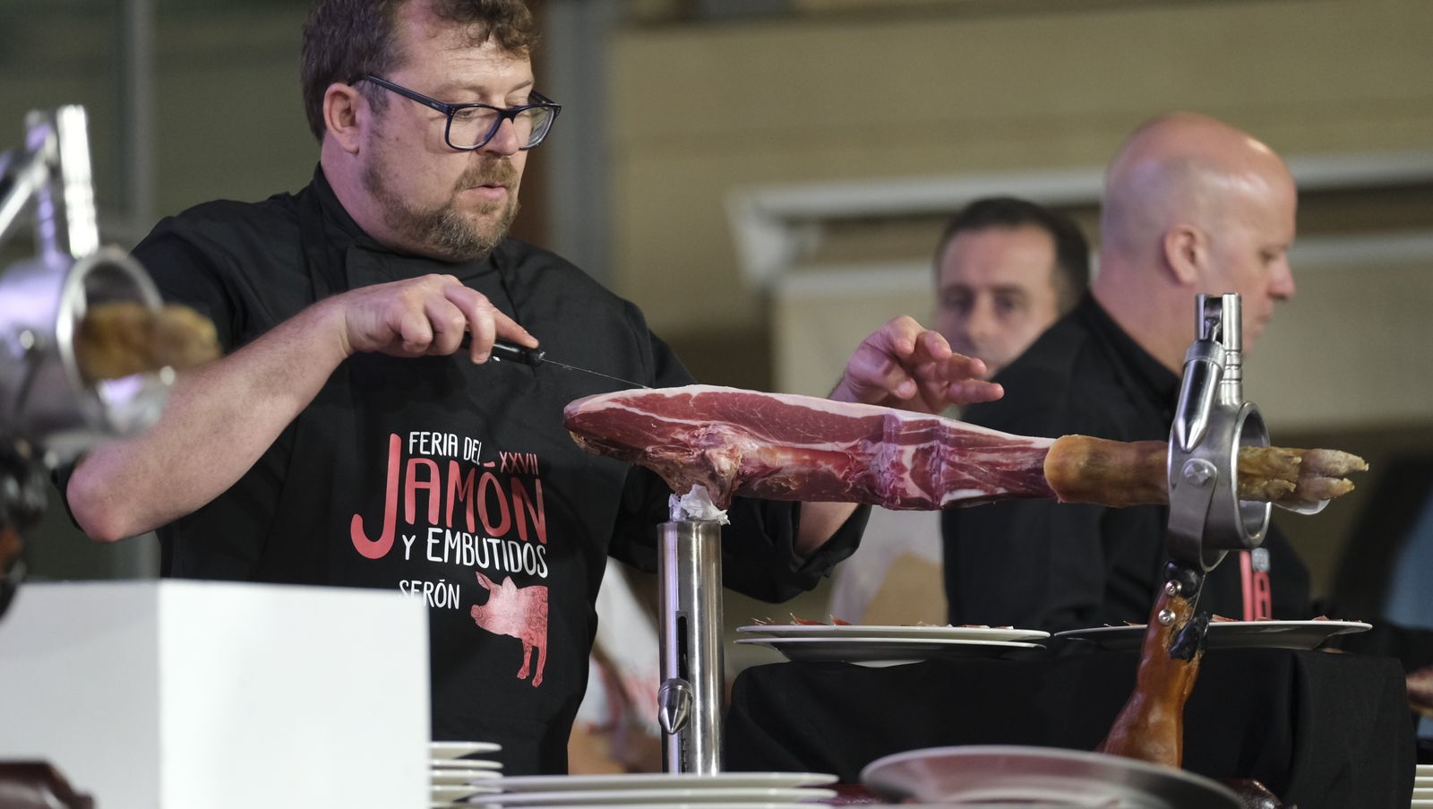 Imágenes del Concurso Nacional de Cortadores de Jamón de Serón