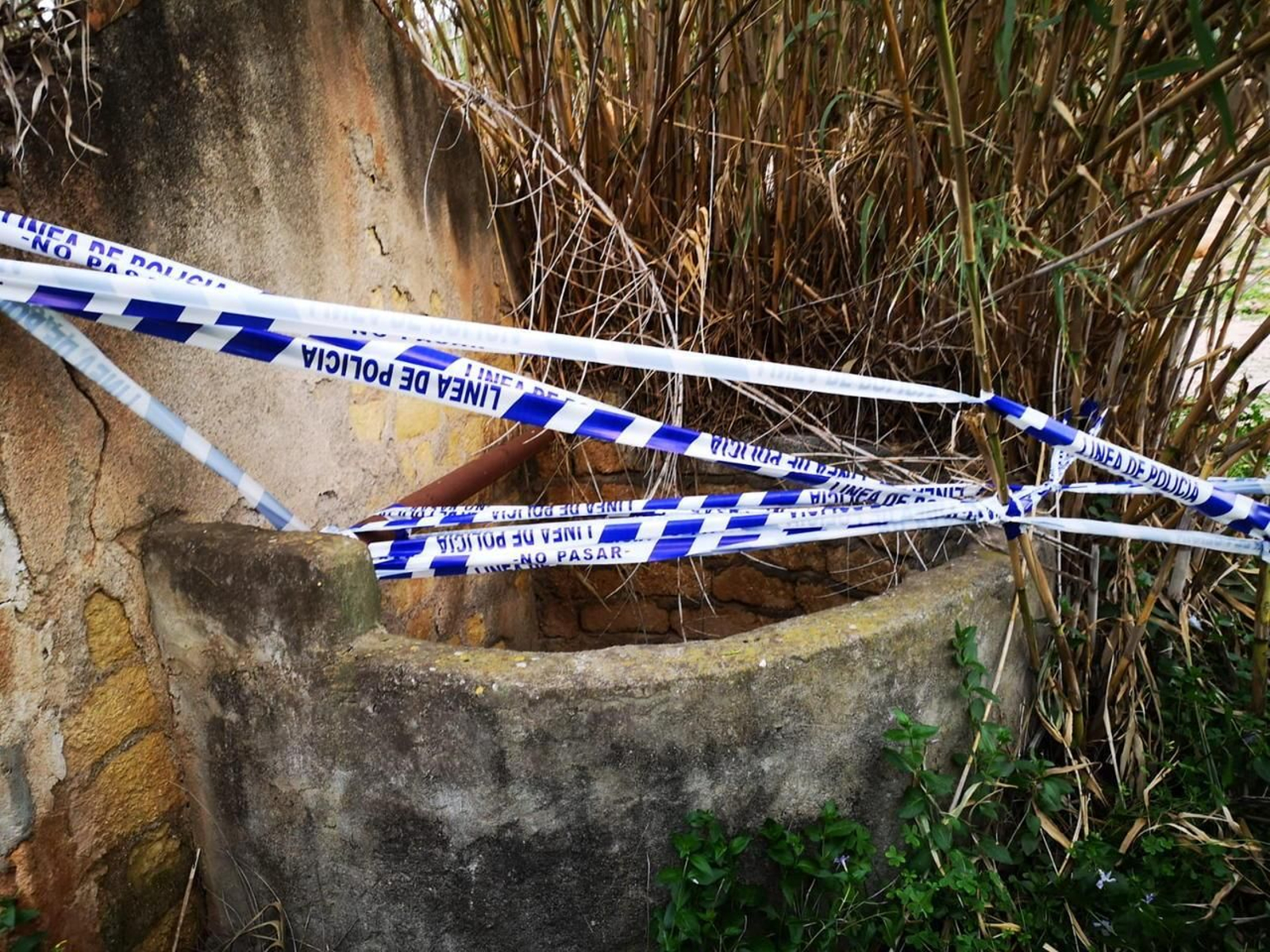 Un pozo precintado en Vélez-Málaga