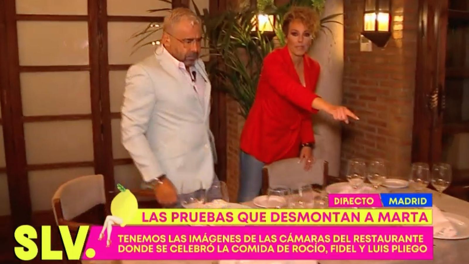 Jorge Javier Vázquez y Rocío Carrasco Jorge Javier Vázquez y Rocío Carrasco