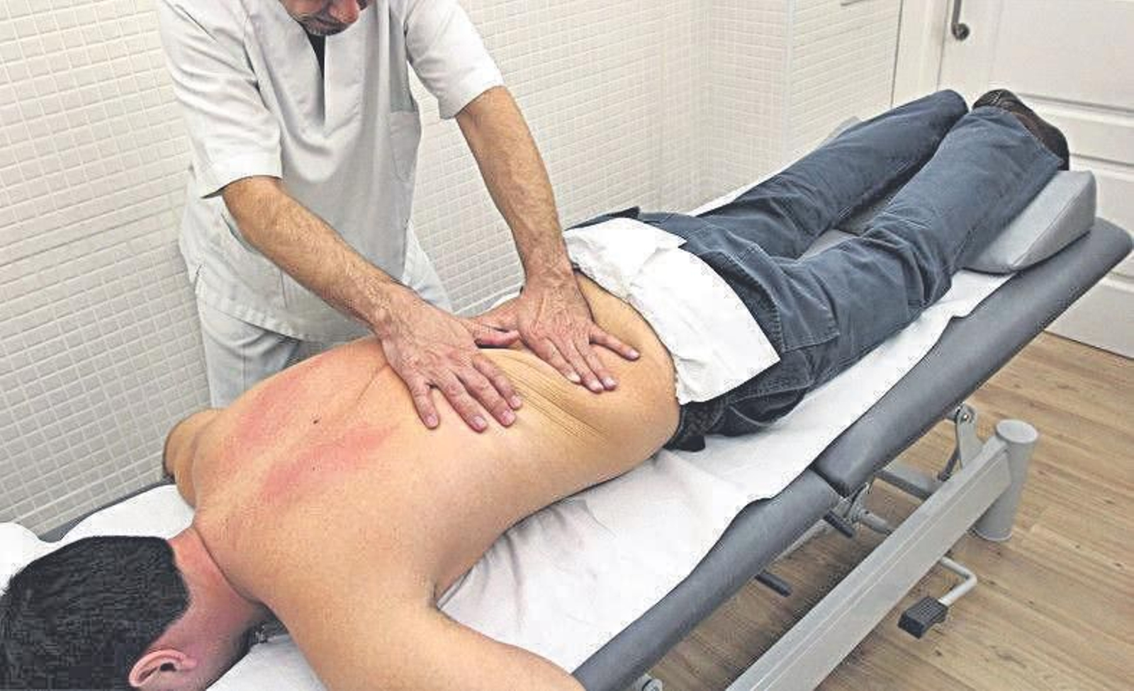 Consulta de fisioterapia en un centro andaluz.