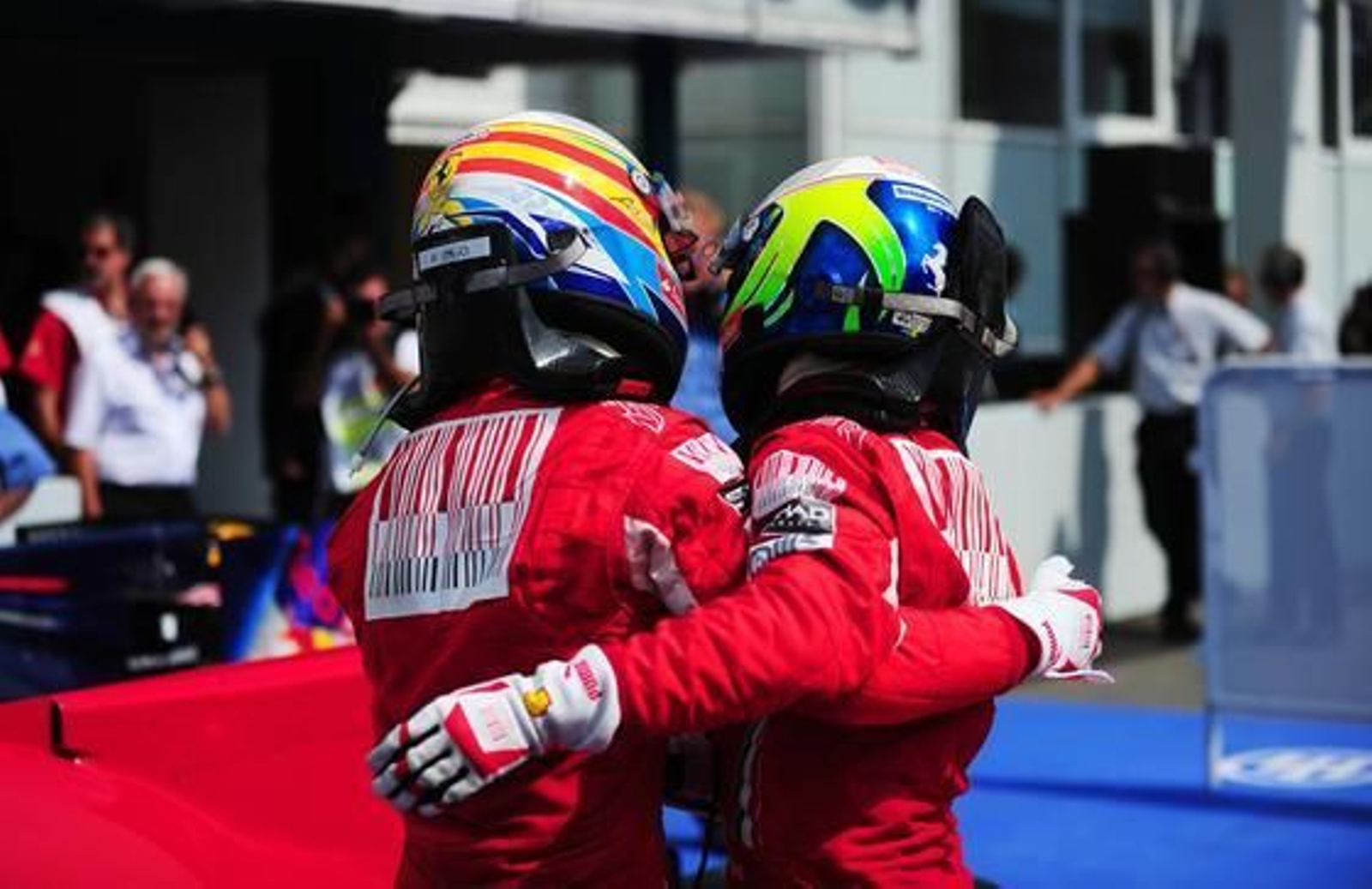 Ferrari vuelve a conseguir un doblete gracias a Massa y a Alonso.

Foto: afp