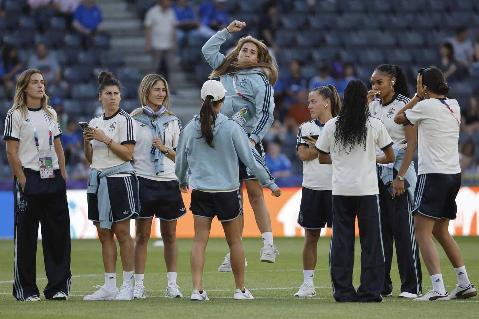 Las fotos del Italia - España de la Eurocopa femenina