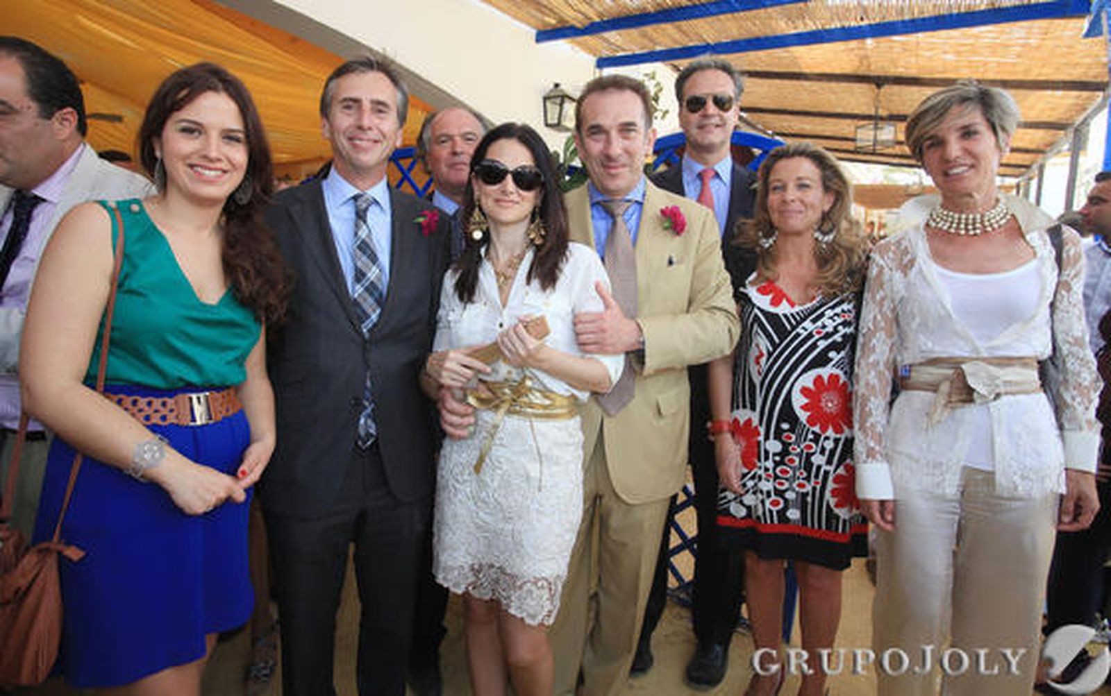 Pedro Caro, director de Oculsur, junto a Belén Martín; el arquitecto Juan Alonso, el director de IBM, Carlos Mattheus; Álvaro Valgañón, de Kayaba Arvin; las abogadas María de los Ángeles Domínguez y María Caballero y Marisa López Mesa.

Foto: Vanesa Lobo y Manuel Aranda