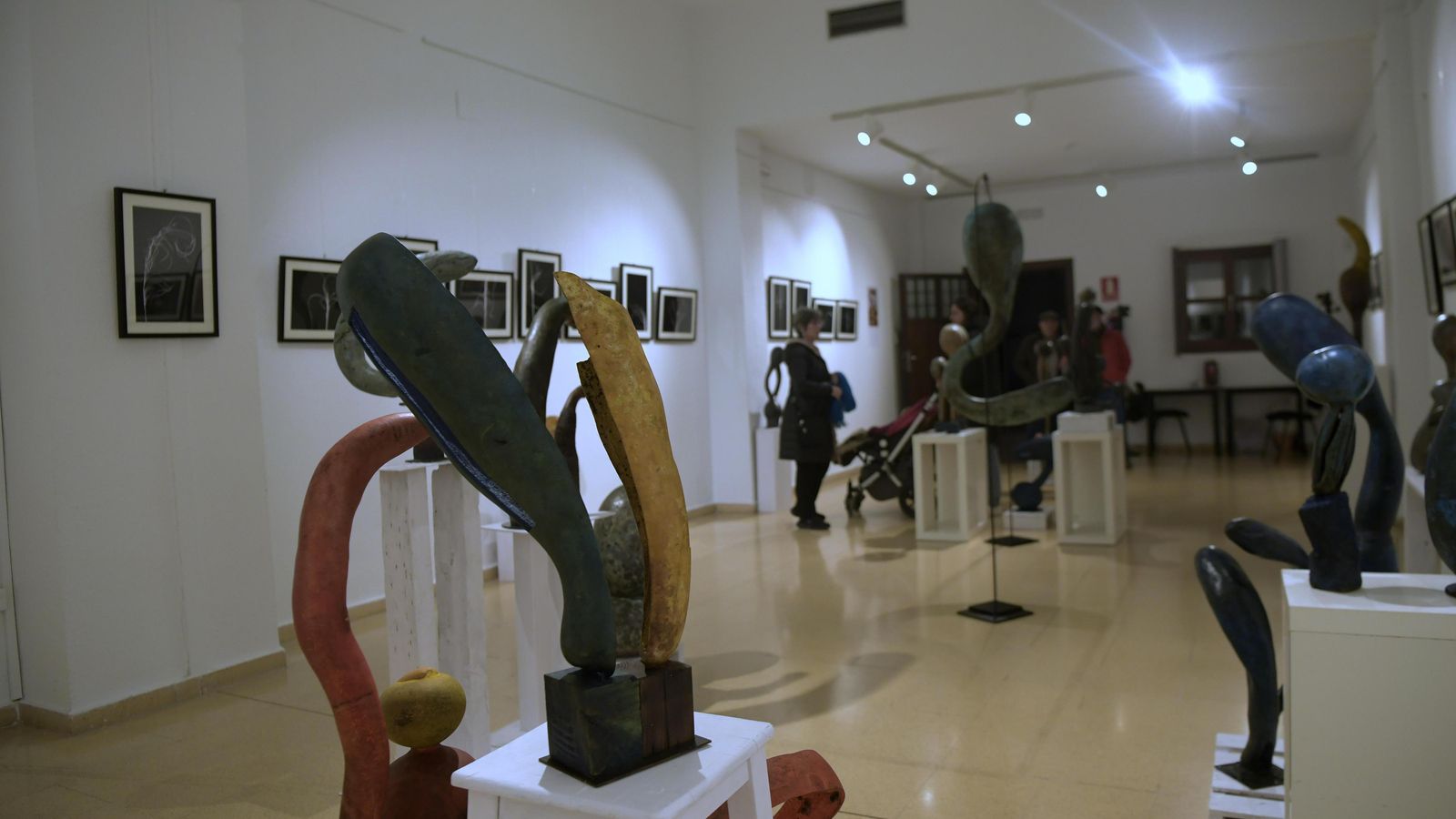 Fotos de la Inauguración de las piezas que pueden verse en 'Transpantojo'.