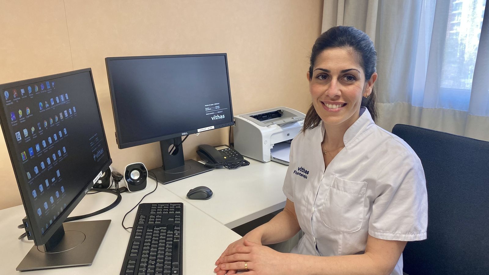 Carla Talens, fisioterapeuta y responsable de la unidad de suelo pélvico del hospital Vithas Valencia 9 de Octubre.