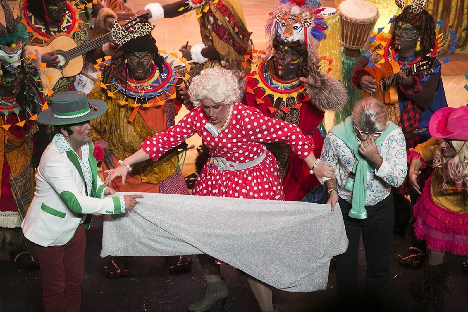 Imagen de la tercera semifinal del Carnaval Colombino