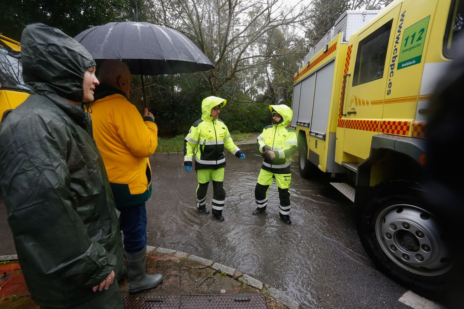 Fotos: Así amaneció el Campo de Gibraltar tras el paso de la borrasca Leonardo