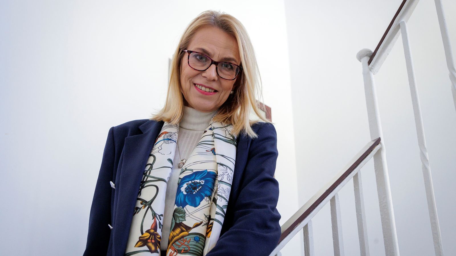 La embajadora de Alemania en  España, en Cádiz.