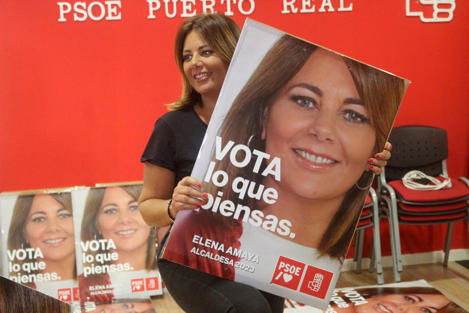 Las imágenes del comienzo de la campaña electoral en Puerto Real