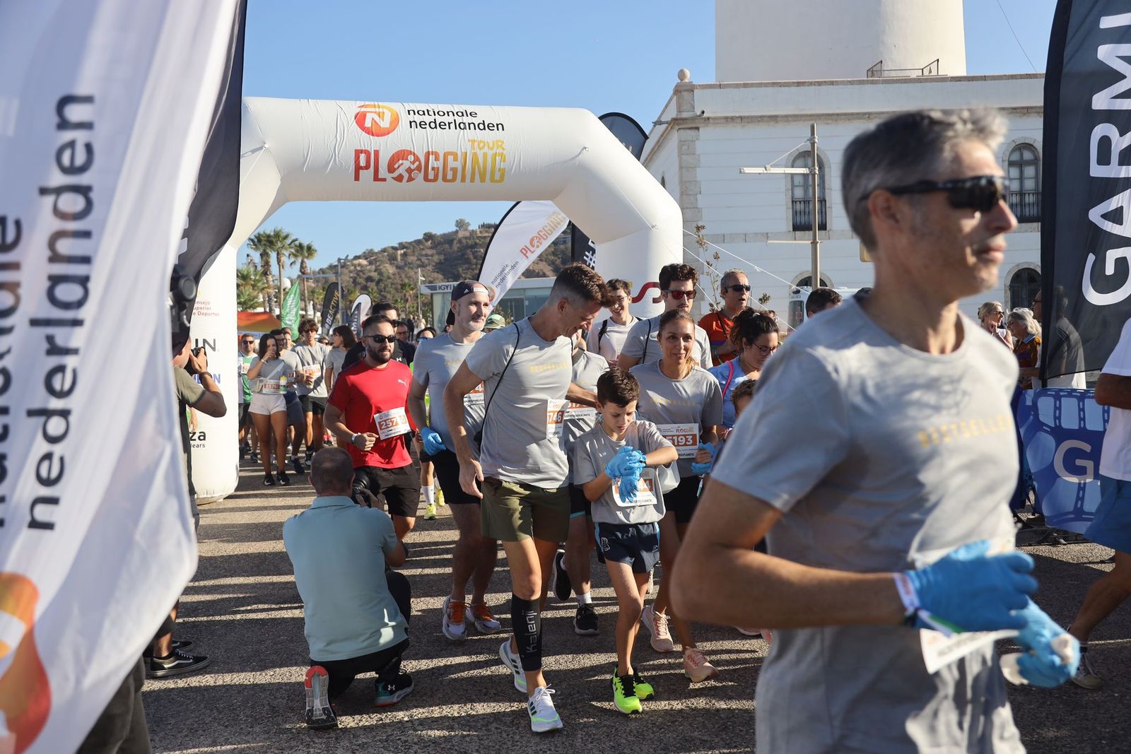 El Nationale-Nederlanden Plogging Tour de Málaga, en fotos