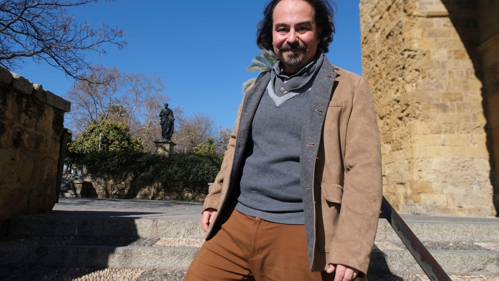 Antonio Rafael López en la zona de la Puerta de Almodóvar.