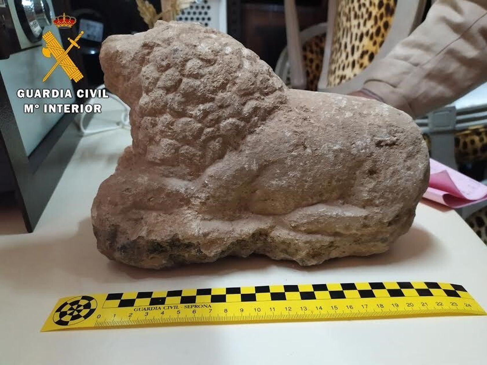 Una de las piezas intervenidas en la operación Pandora IV.