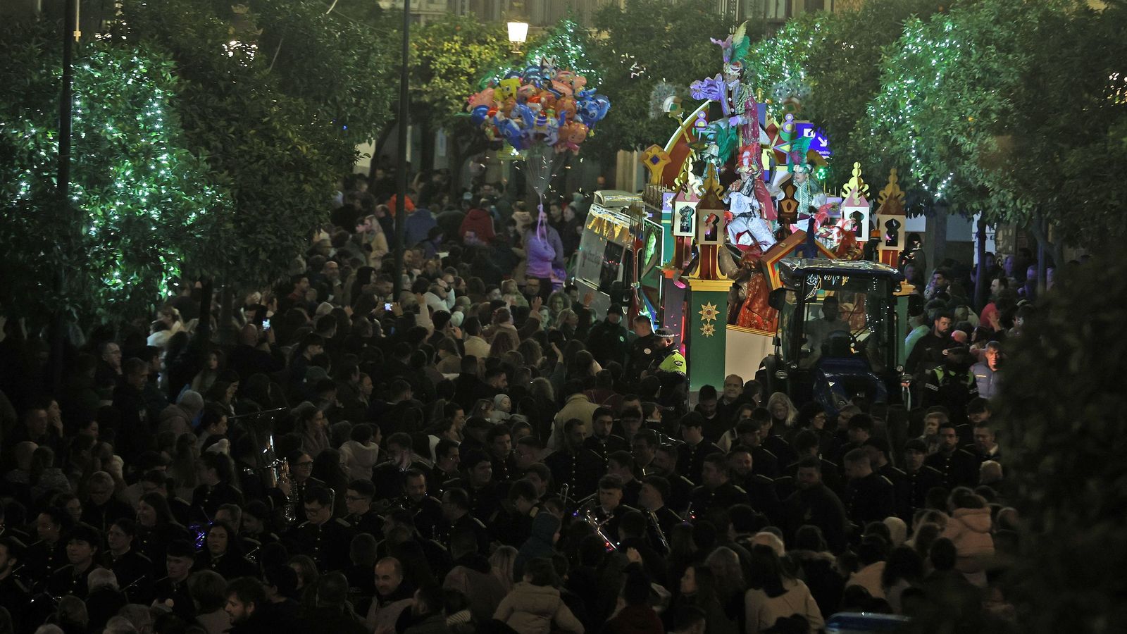 Imágenes de la cabalgata del Cartero Real de Jerez