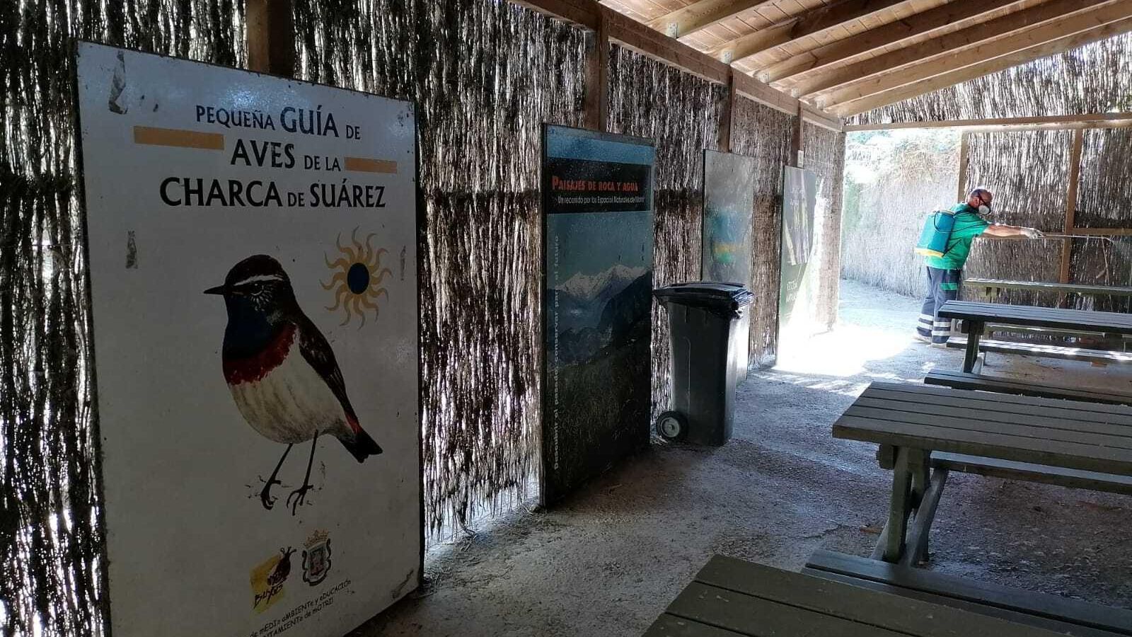 Puesta a punto de la Charca de Suárez de Motril.