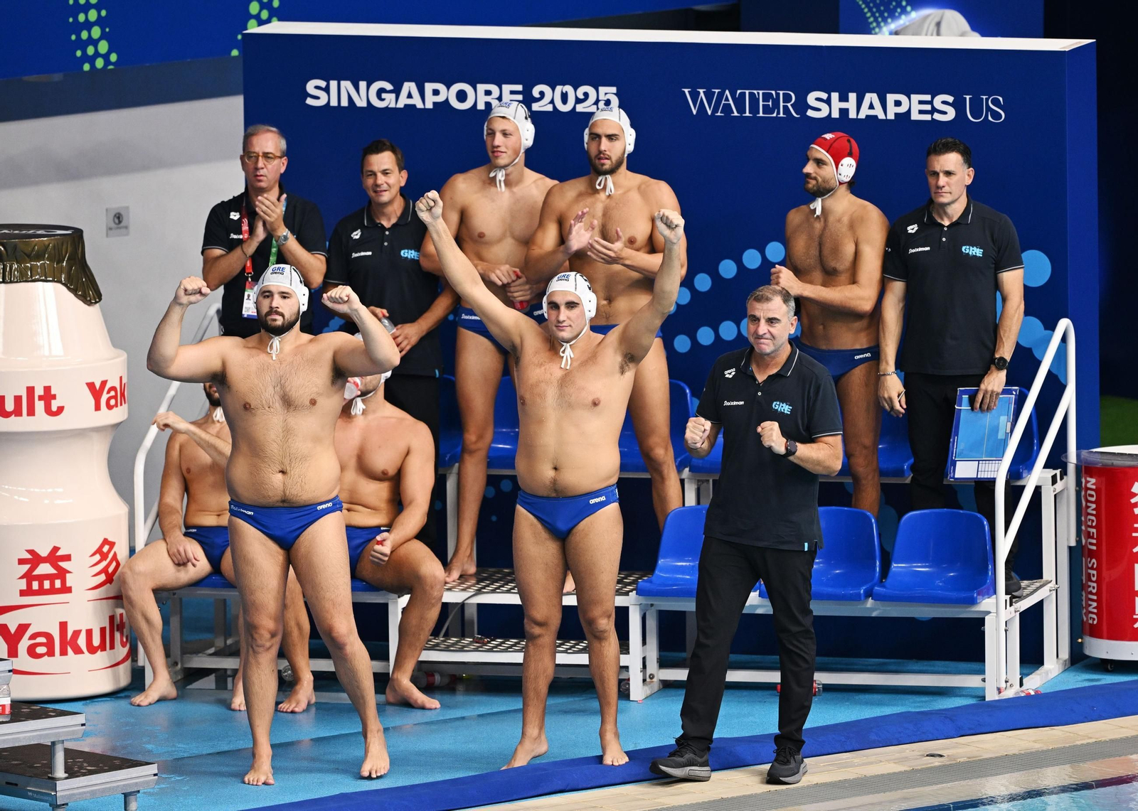 Las fotos del título mundial de España en waterpolo