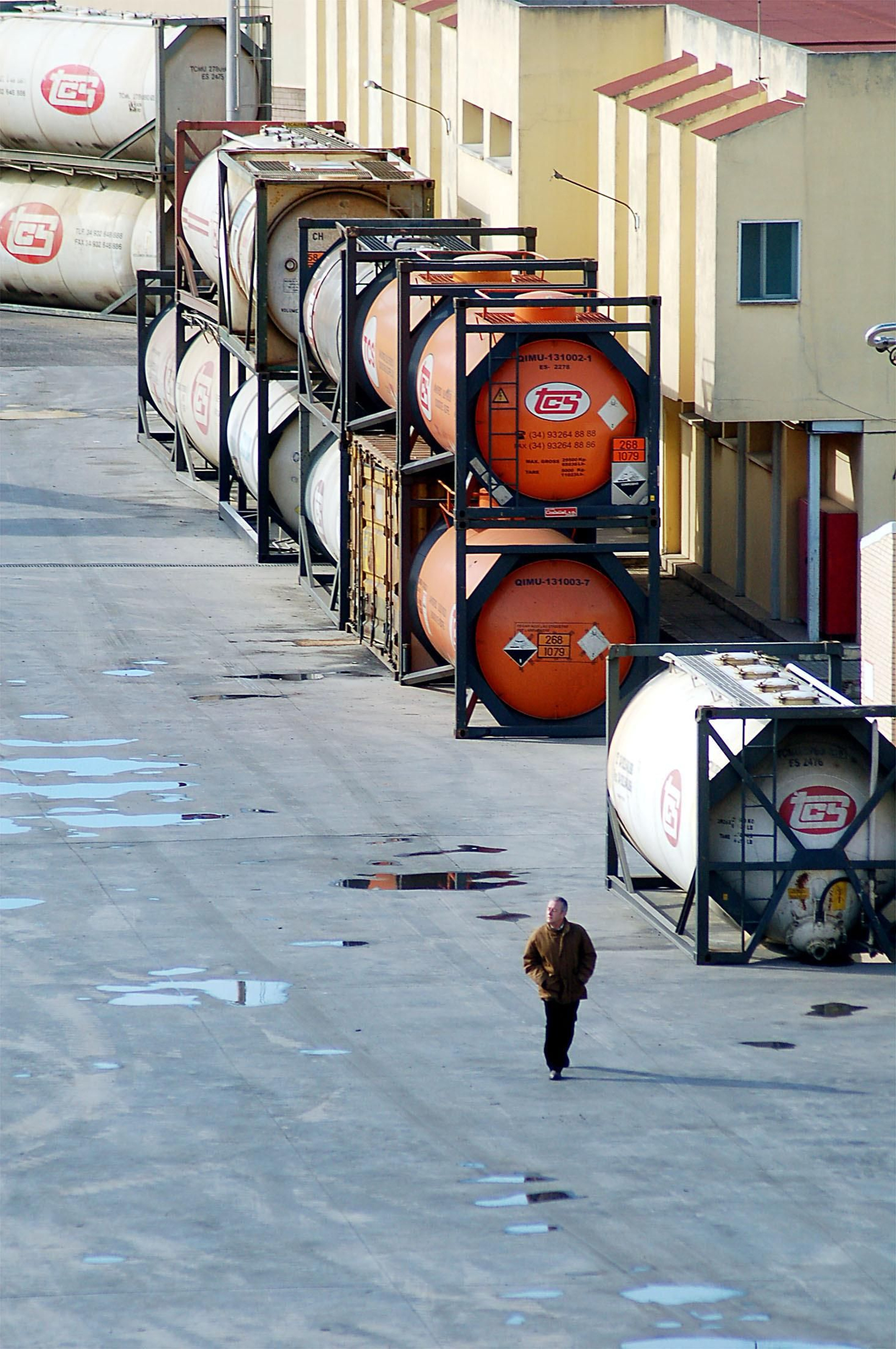 Terminal ferroviario de mercancías de la capital onubense.