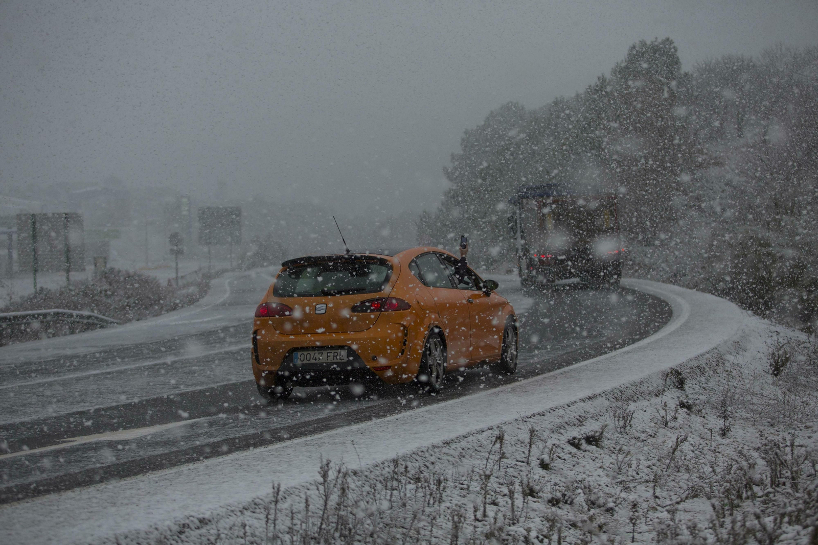 Fotos de la nieve en Ronda