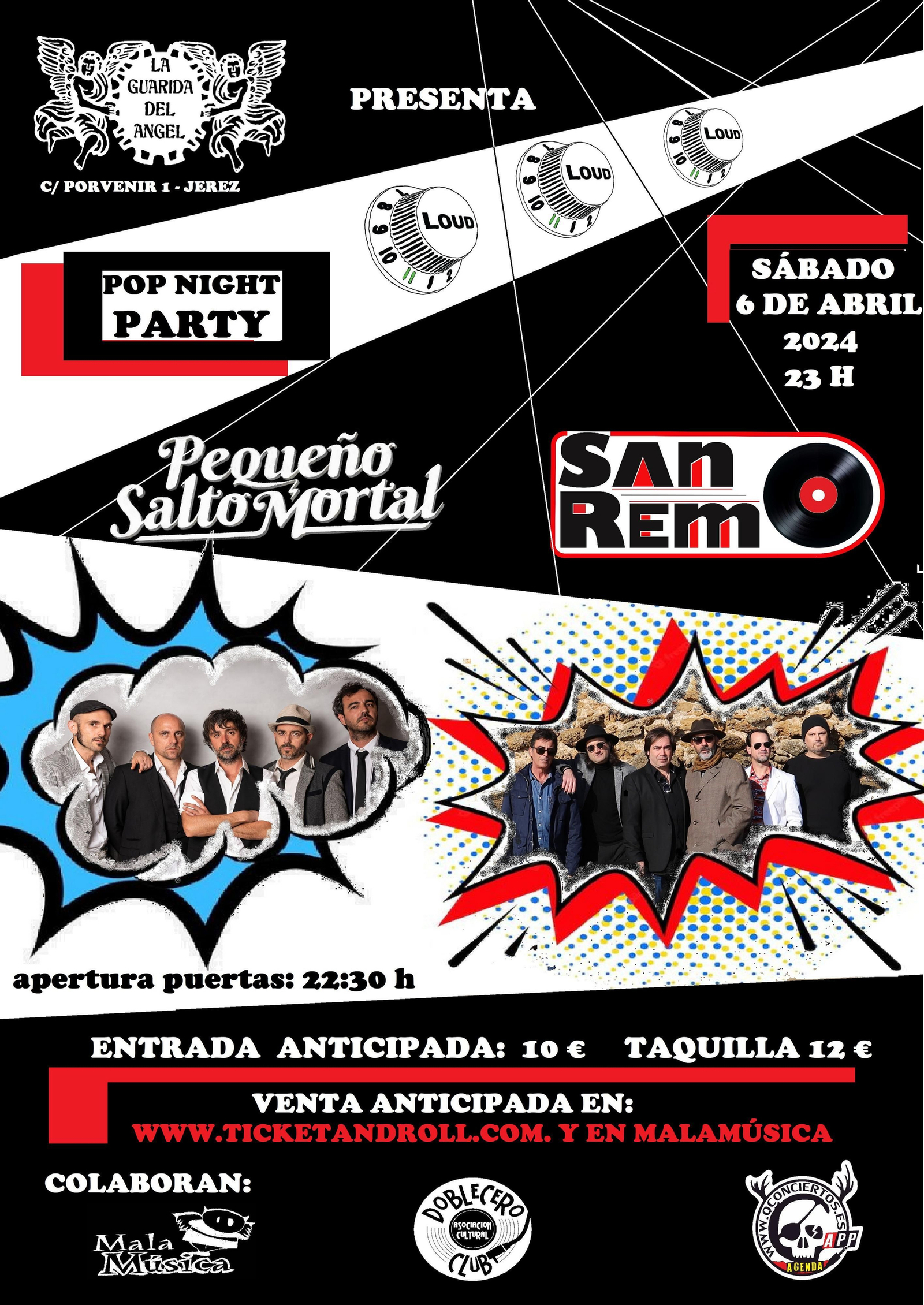 noche de pop en la Guarida del Ángel