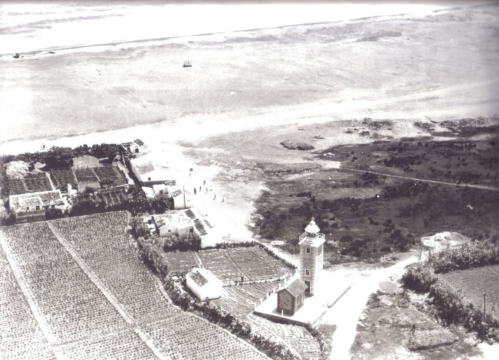 Imagen del antiguo faro de Torre del Mar.
