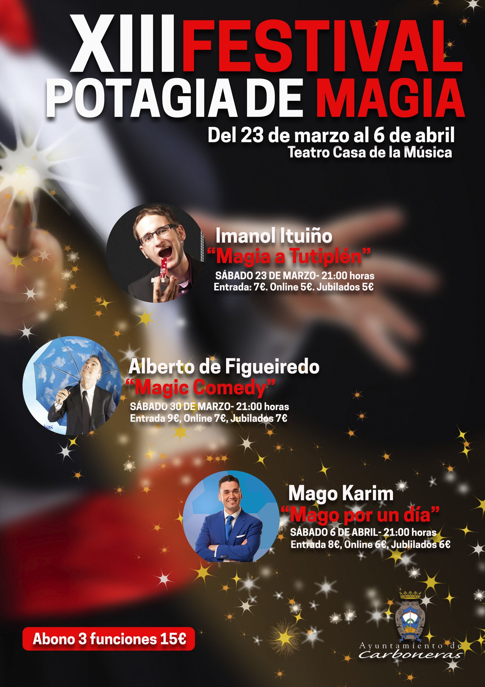 Cartel de la XIII edición del Festival 'Potagia de Magia'