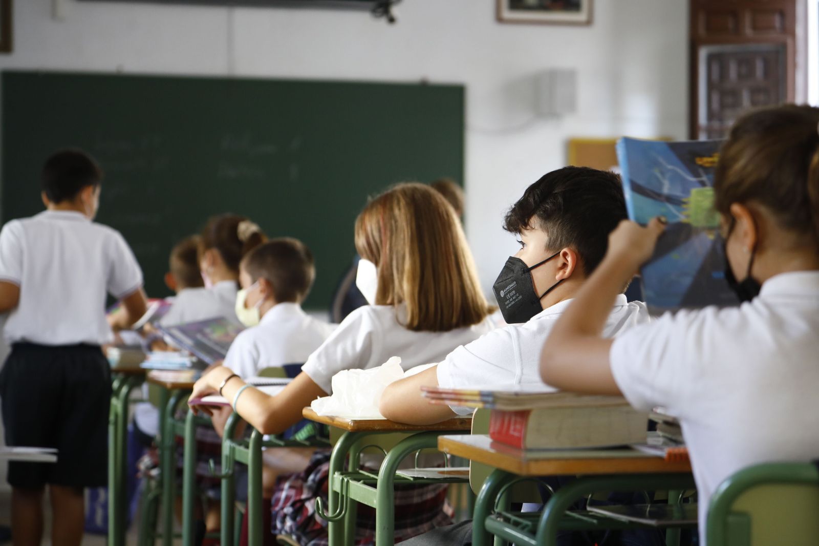 Un aula de una centro educativo de Córdoba.