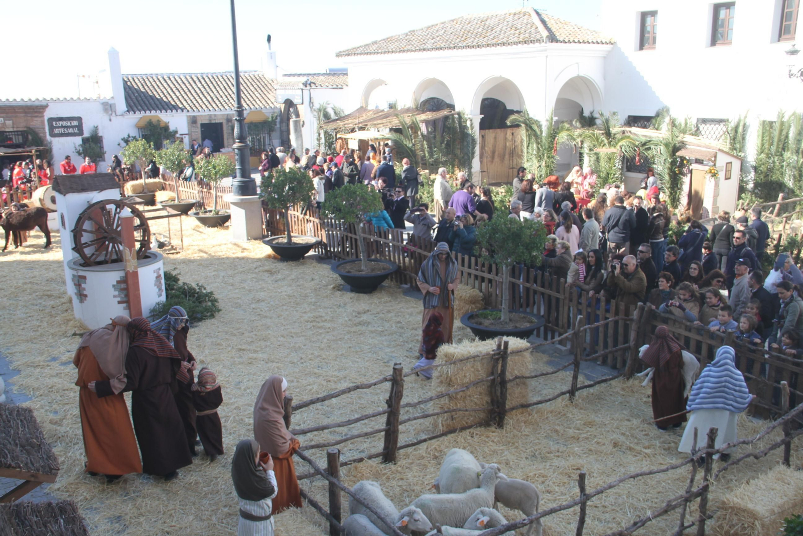 El belén de Medina en ediciones anteriores.