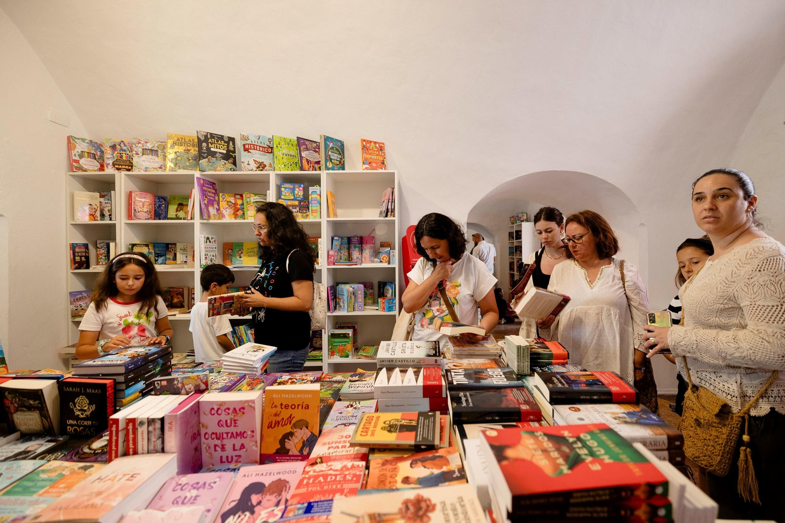 Una imagen de la pasada edición de la Feria del Libro de Cádiz.
