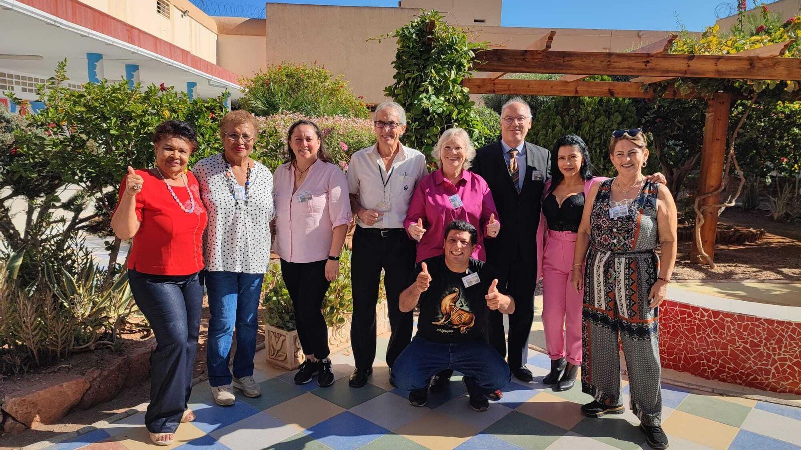 En el centro, Miguel Ángel de la Cruzz, Yaddy González y Jesús Alcaraz.