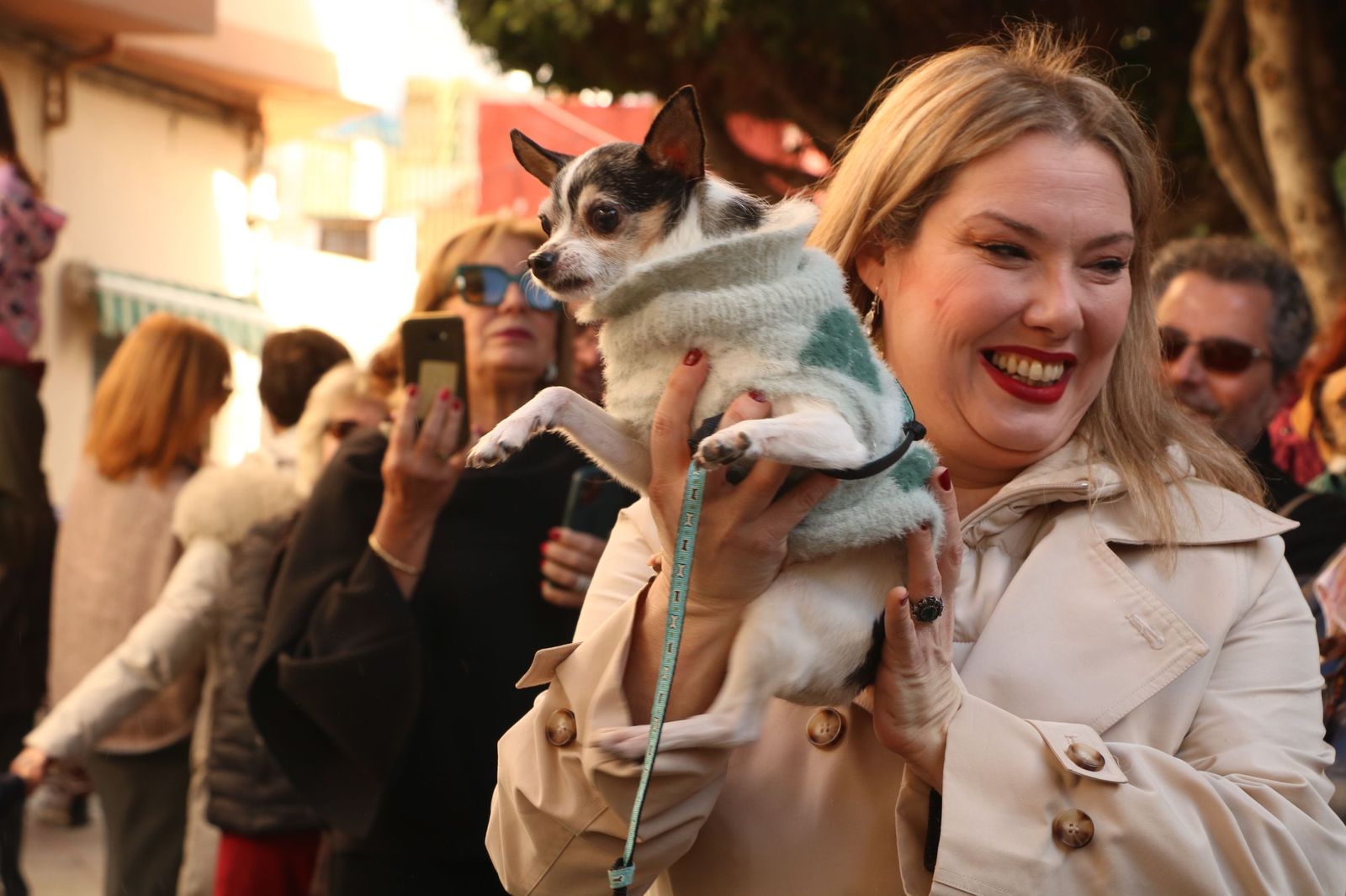 Así ha sido la bendición de las mascotas y la subasta de 'rabicos' en el casco histórico de Almería