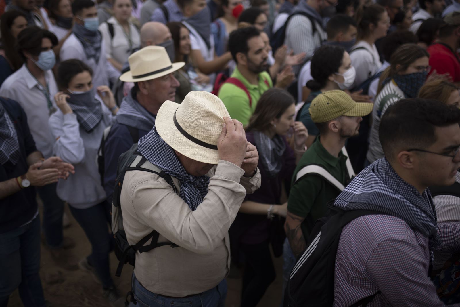 Imágenes del traslado de la Virgen del Rocío de Almonte hasta El Chaparral