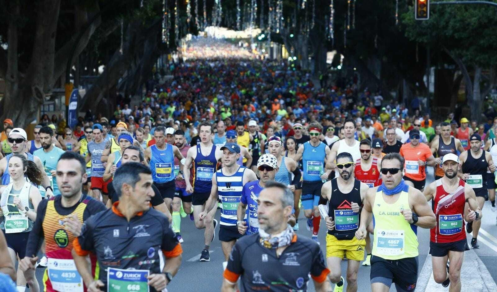 Las fotos de la Maratón de Málaga 2021