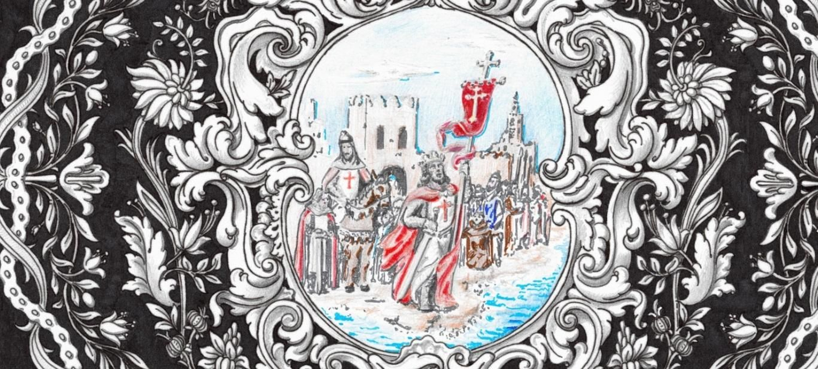 Detalle de la Gloria del palio Detalle de la Gloria del palio