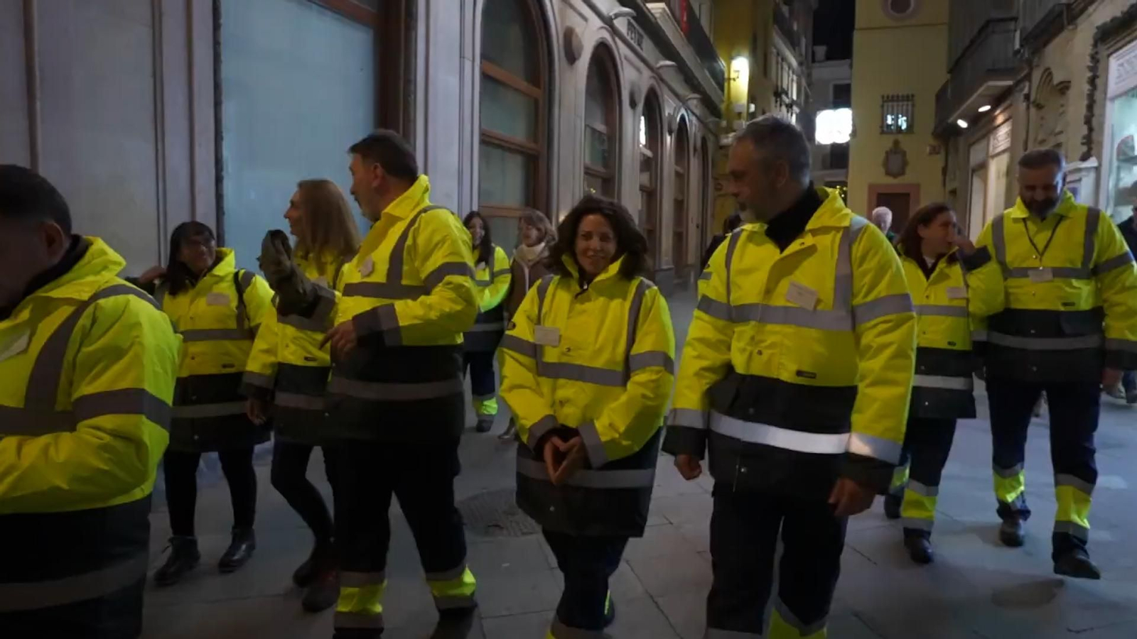 Serenos patrullando las calles del centro de Sevilla