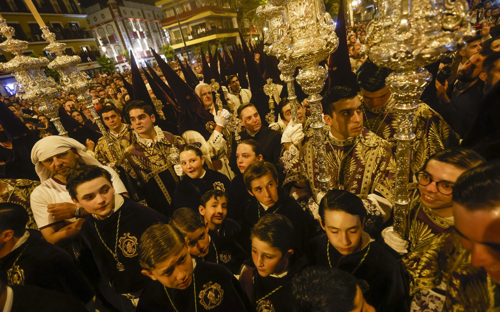 Imágenes de la salida de la Macarena