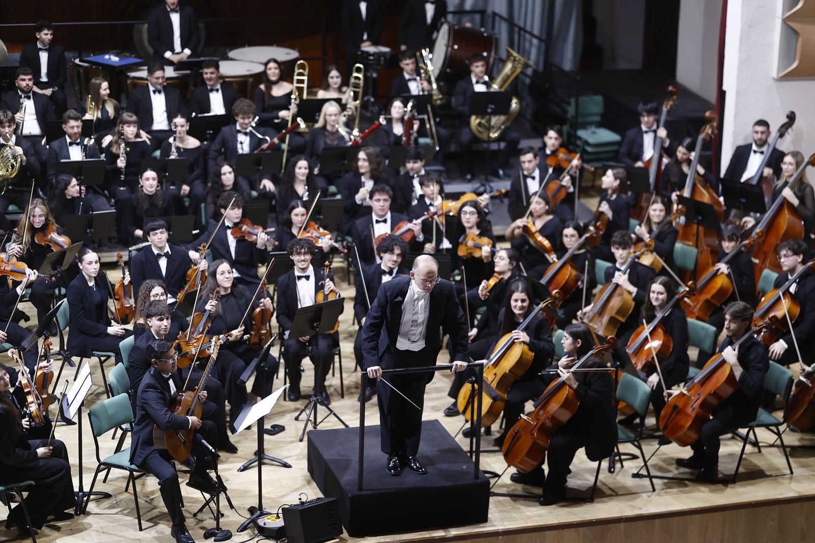 Las fotos de la presentación del nuevo himno del Málaga CF en el Conservatorio Superior de Málaga