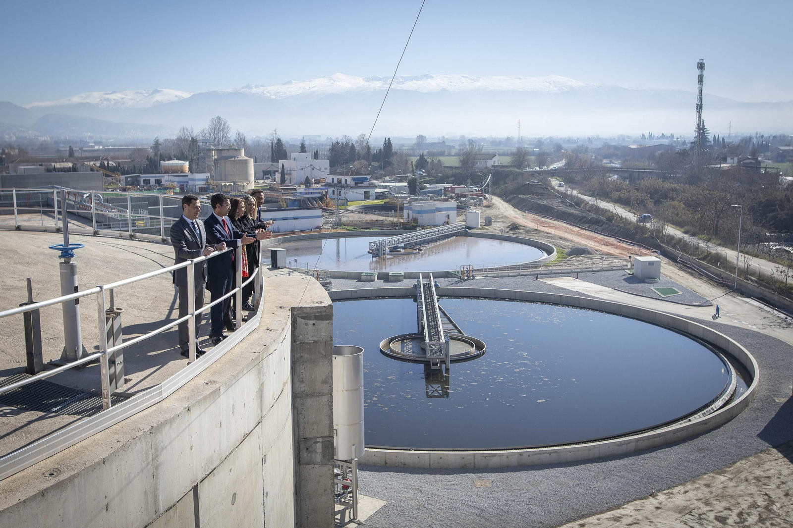 La nueva depuradora de Los Vados dará servicio a medio millón de habitantes del Cinturón de Granada