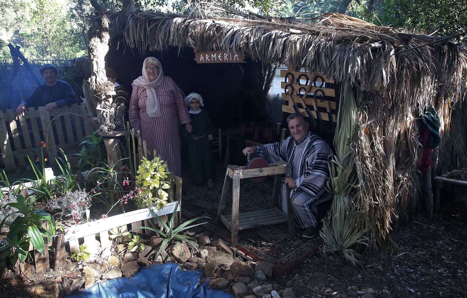 La inauguración del Belén Viviente de Pelayo, en imágenes