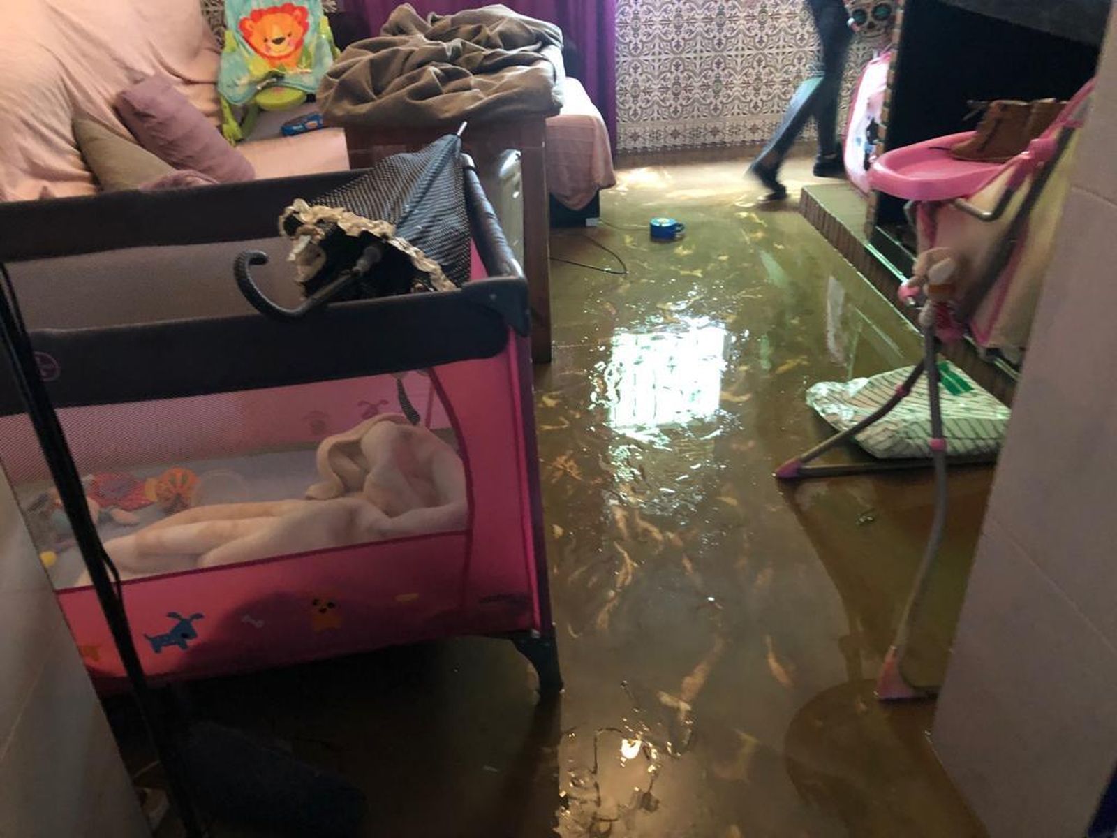 Inundaciones en viviendas de Lepe