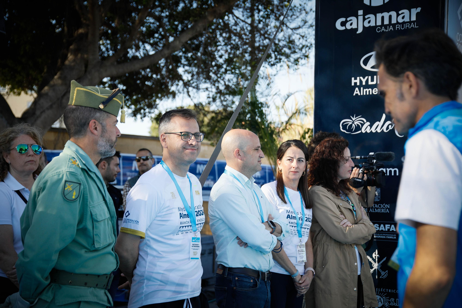 Imágenes de la salida de la Media maratón Ciudad de Almería